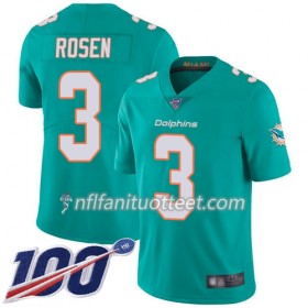 Miesten Miami Dolphins NFL Pelipaita Josh Rosen 3 Nike Vihreä 100th